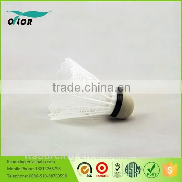 Wholesale fleet nylon feather indoor Badminton shuttlecock manufacturer china