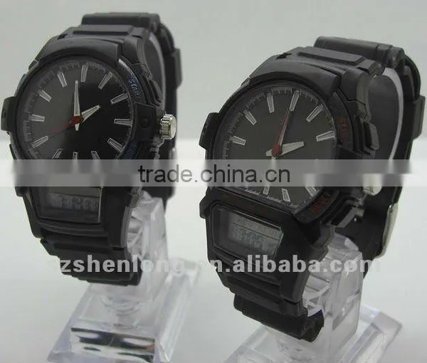 2012 Dual Watch Dials Fashion Sports Watch