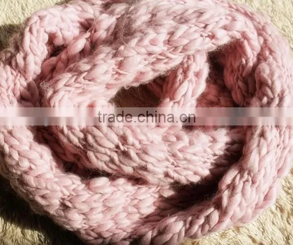 Dope Dyed Acrylic/nylon Slub/big Belly Yarn