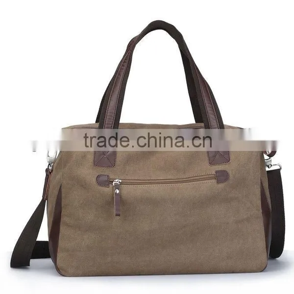 New Brown Casual Canvas Tote Handbag photo-2