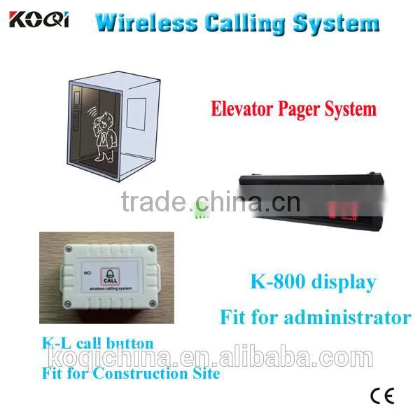 Passenger Elevator Lift Systems K-2000+K-L for Construction Site Elevator Touch Button for Lift Call Button