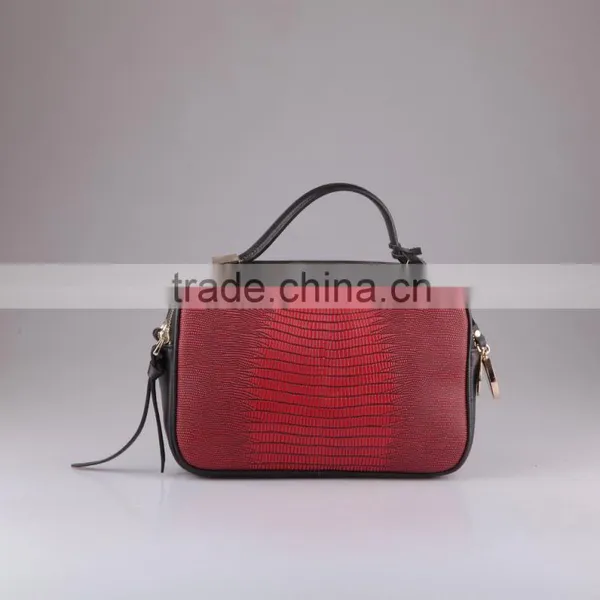 M3522 Wholesale Lizard Handbags Cross Body Bag Red Shoulder PU Bags photo-2