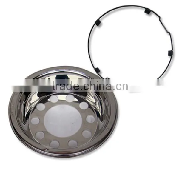 Wheel Trim 22.5'' Truck Body Parts S/S 304L Wheel Cover