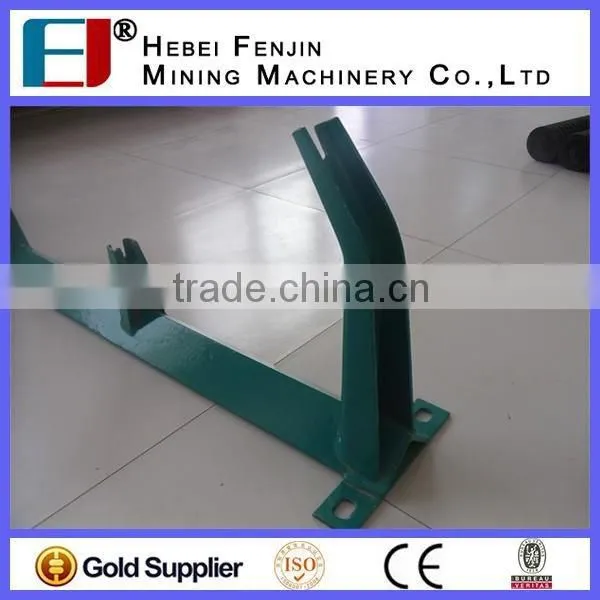 ISO Standard Electricity Spray Painting Steel Support Bracket For Conveyor Idler Roller photo-3