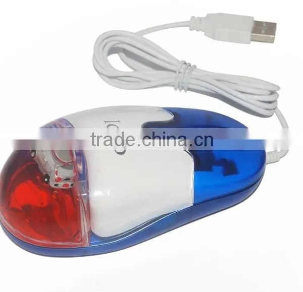 Computer Gift USB Wired Liquid Aqua Mouse With Light-up LED Logo photo-3
