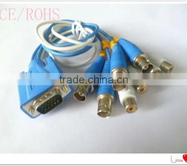 G-KARVE HDB15P M 4blue BNC F+4white RCA F Cable