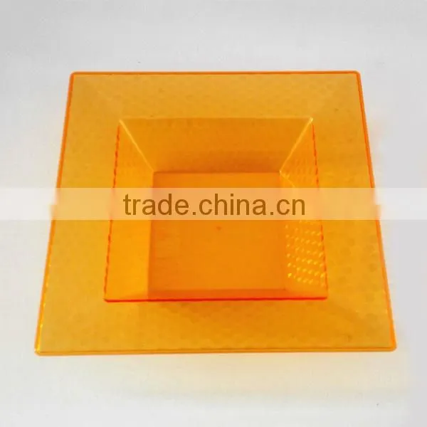 Disposable Plastic Silver/ Gold Coated Bowl photo-6