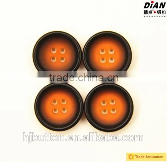 2016 DIAN Resin Buttonsblack and Blue Eco Friendly 4 Hole Personalized Buttons photo-4