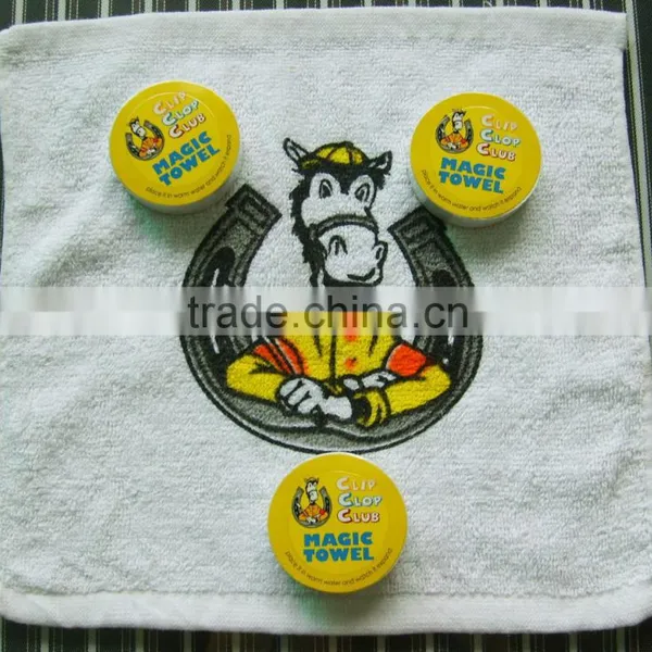 100% Cotton Design Your Own Magic Towel Compressed Towel photo-2