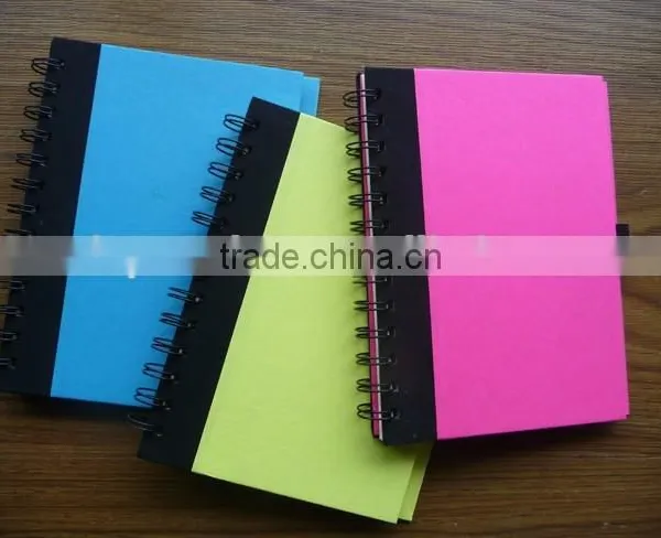 2015 Promotional Cheap and Good Quality Recycled Paper Notebook