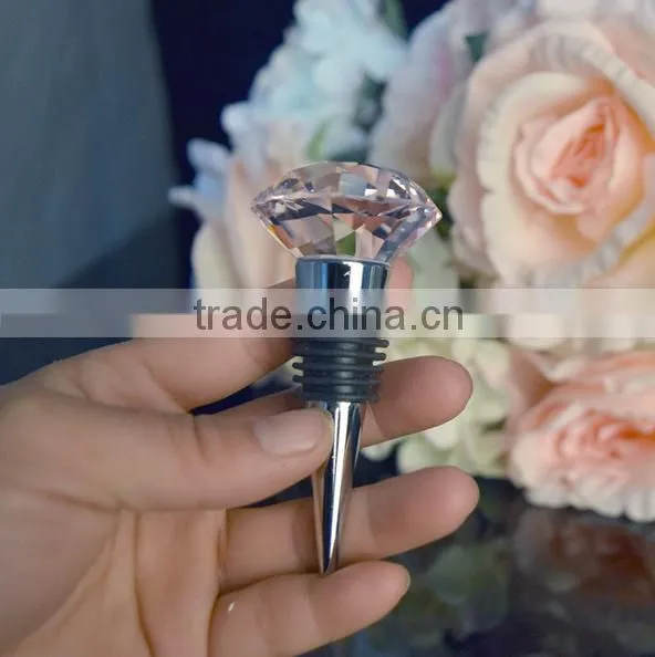Oval Shaped Crystal Wine Stoppers photo-3