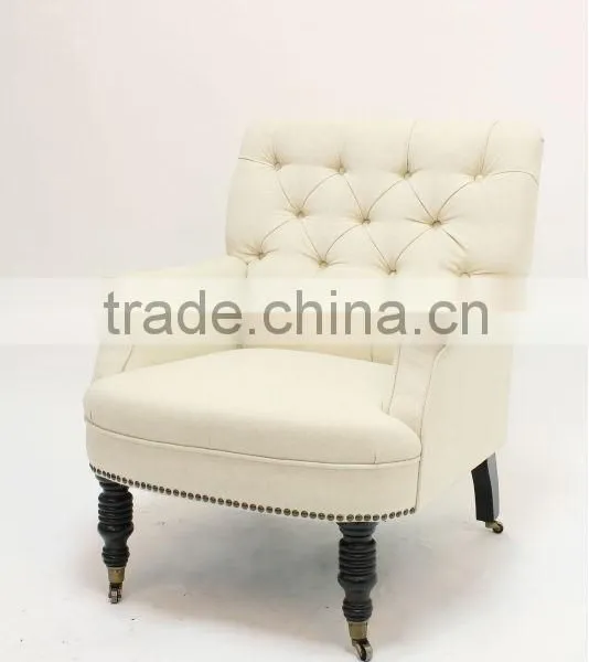 Button Back Fabric Sofa (KY-3167)