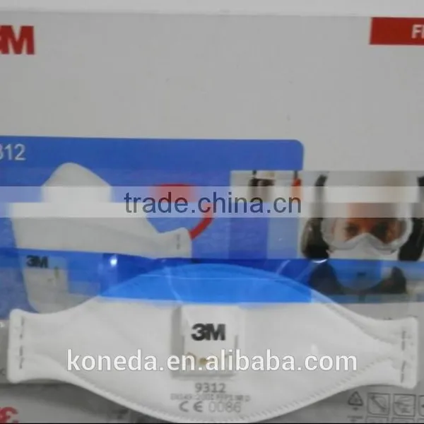 EN149:2001 FFP1 3M Face Mask With Valve, 3M 9312 FFP1 Disposable Mask photo-3