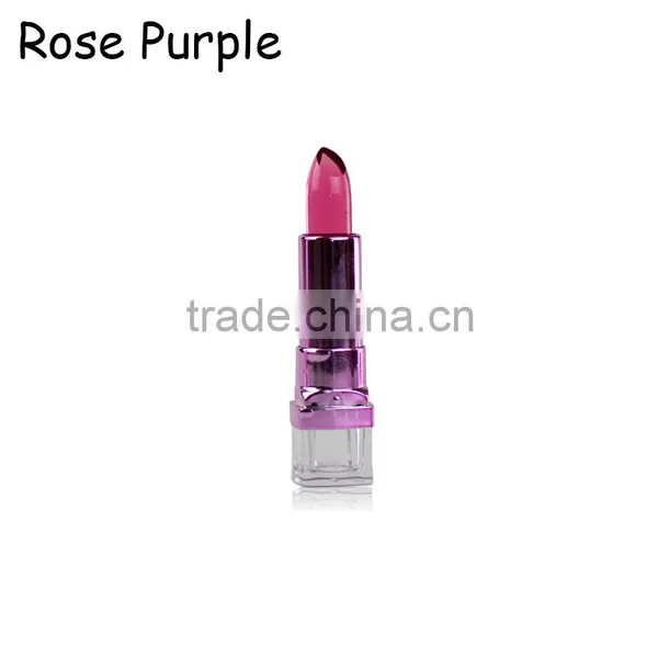 2016 New Waterproof Lipstick Makeup Jelly Fruit Lip Balm Stick Temperature Change Moisturizer Bright Surplus Lips Cosmetics photo-5