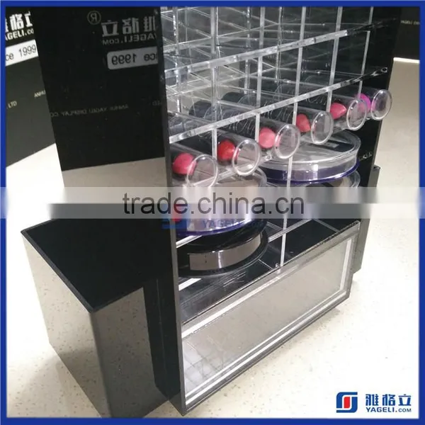 Yageli Since 1999 China Manufacturer Different Styles Rotating Acrylic Lipstick Holder Spinning Lipstick Tower Quality Choice photo-5