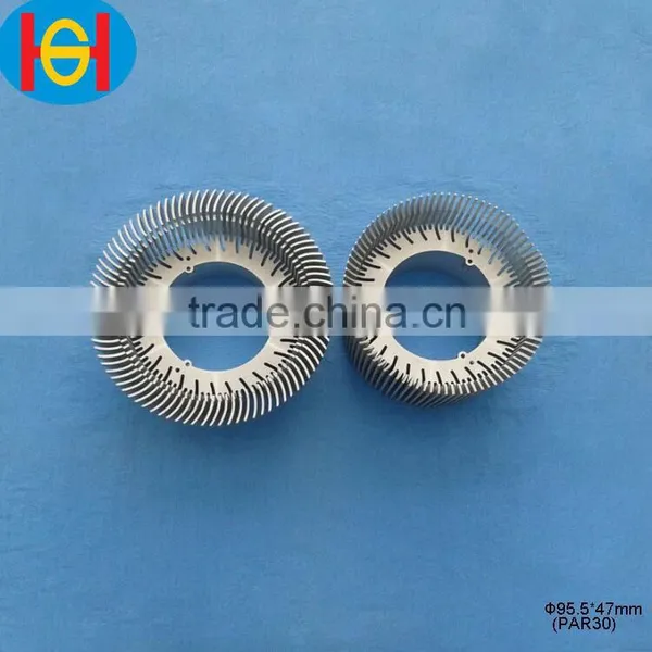 Supplier 6063 Led Round Aluminum Extrusion Heat Sink Profiles photo-3