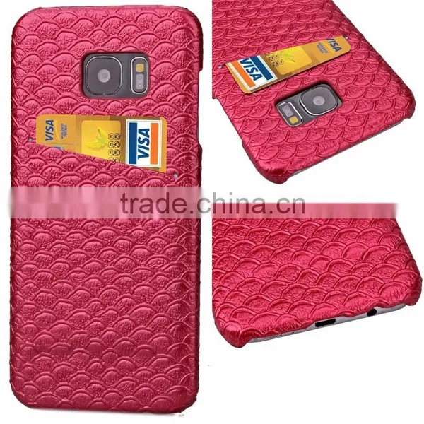 Leather Phone Case With Card Slot Fish-scale Patterns for Iphone 6 and for Iphone 6 Plus photo-4