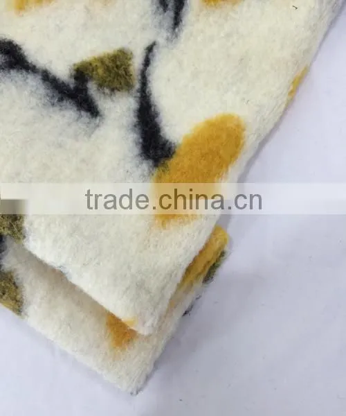 Wool Acrylic Polyester Jacquard Knitted Fabric for Winter Coat photo-2