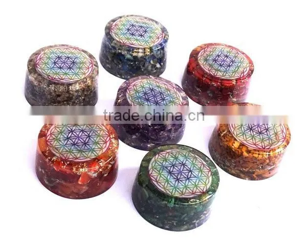 Wholesale Orgone Tower Buster Chakra Set : Flower Of Life photo-2