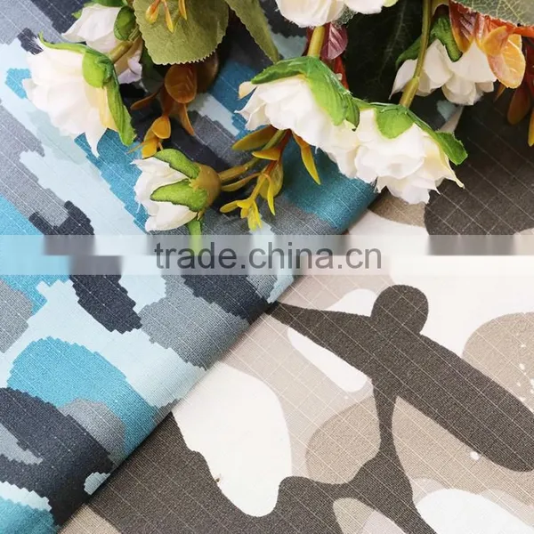Fashion Cotton Check Digital Camouflage Printing Camouflage Fabric