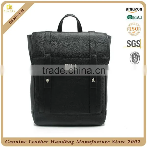 Guangzhou Factory OEM Cowhide Oily Leather Mens Travel Bag Duffel Bag Custom Waterproof Leather Backpack for Men photo-5