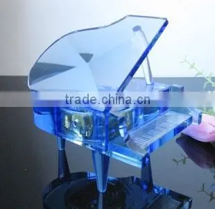 Romantic Purple Piano Crystal Music Box,Piano Gifts photo-2