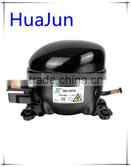 1/6HP Refrigerant Compressor R600a Refrigerant for Showcase