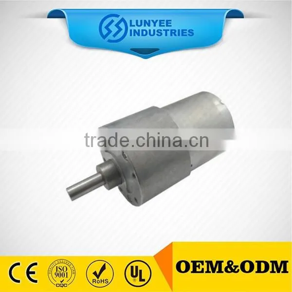 12V 24V 1-1600rpm 37mm Micro DC Gear Motor for IC Card Water / Electricity / Gas / Heating Table photo-4