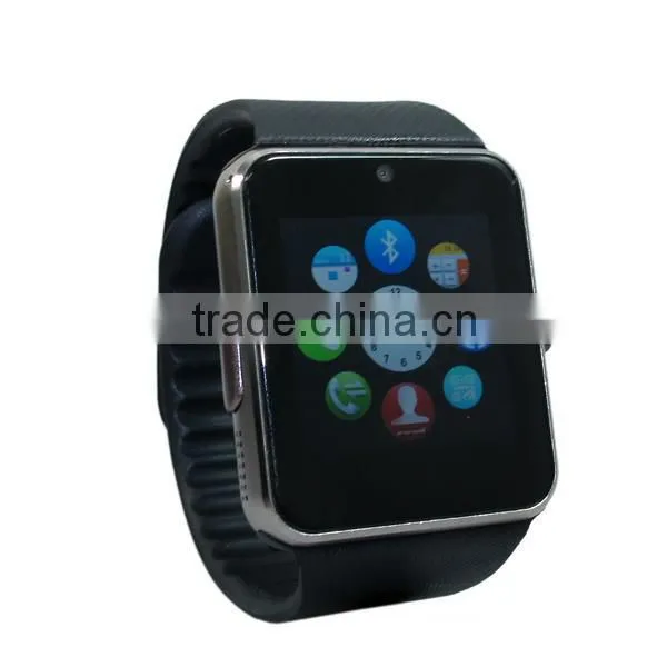 GT08 Smart Watch Compatible Platform IOS Android With Pedometer Camera Monitoring Sleep Sedentary Reminder for IPhone Samsung Ga photo-3