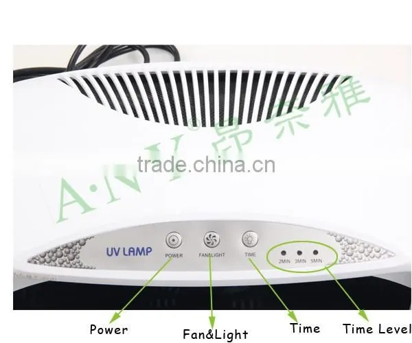 Professional Quick Drying Salon Equipment 42W Nail Art Curing Fan Plus Nail UV Lamp Led photo-3