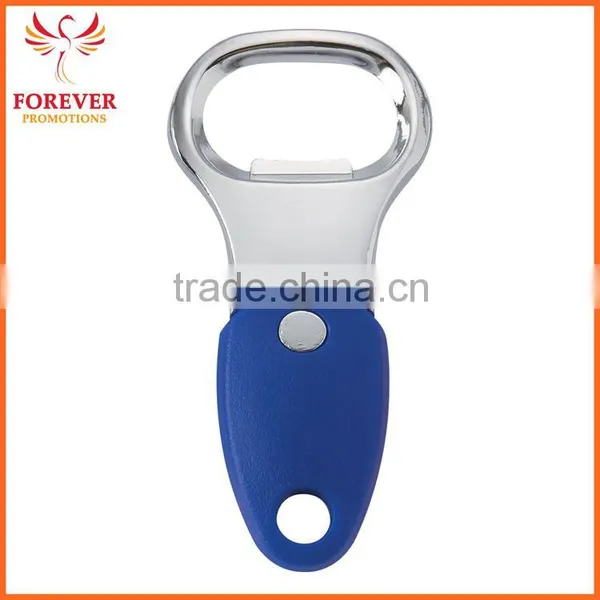 Hot Selling Promotional Metal Custom Logo Bottle Opener With Rubber Grip photo-4