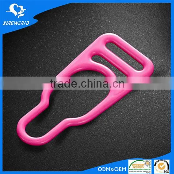 Rose Red Nylon Coated Metal Garter Hook 10mm