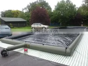 Commercial Machine Customized Water Containment Mat Pvc Portable Inflatable Car Wash Mats