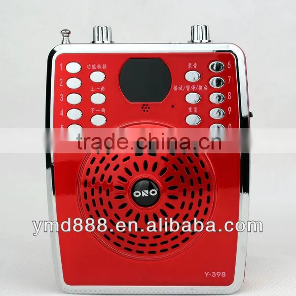 Walkman Voice Record Loudspeaker for Outdoor Guide Portable Audio Speaker