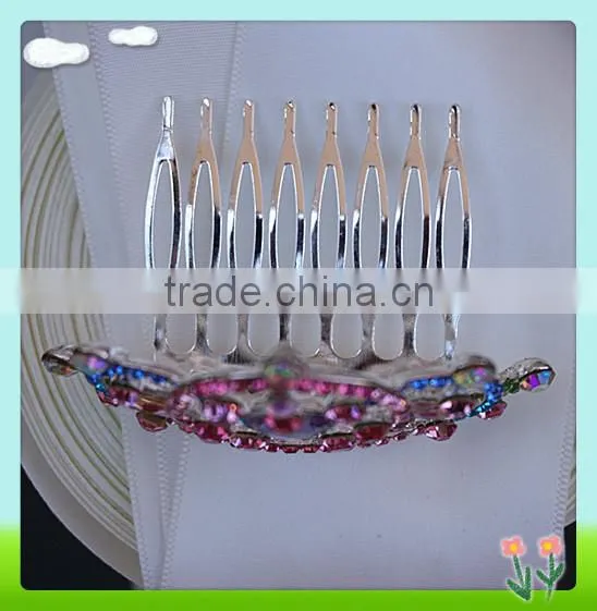 Wholesale Bling Rhinestone Girls Tiara Crowns, Small Girls Crowns photo-3