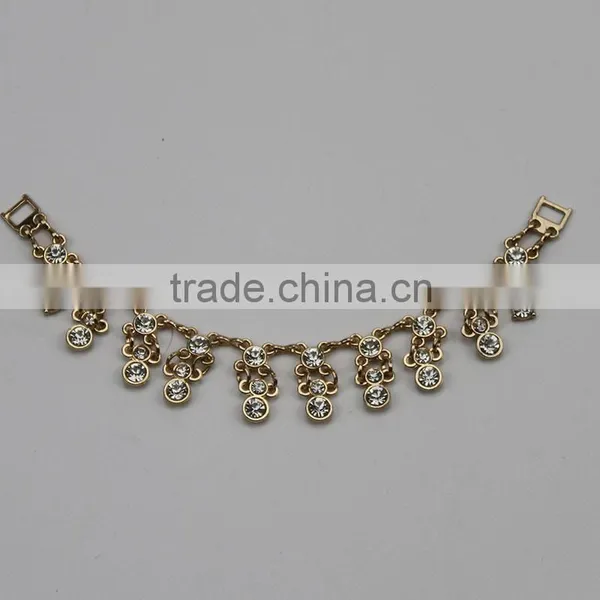 New Hot Sale Candy Color Alloy Garment Accessory Glass Chain photo-3