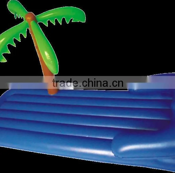 2014 professional PVC inflatable floating row/inflatable beach mattress