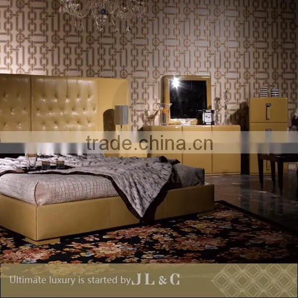 Luxury Bedroom Fahsion Dresser Oxhide Surface Interior Design For-JB17-05 Dresser- JL&C Furniture photo-2