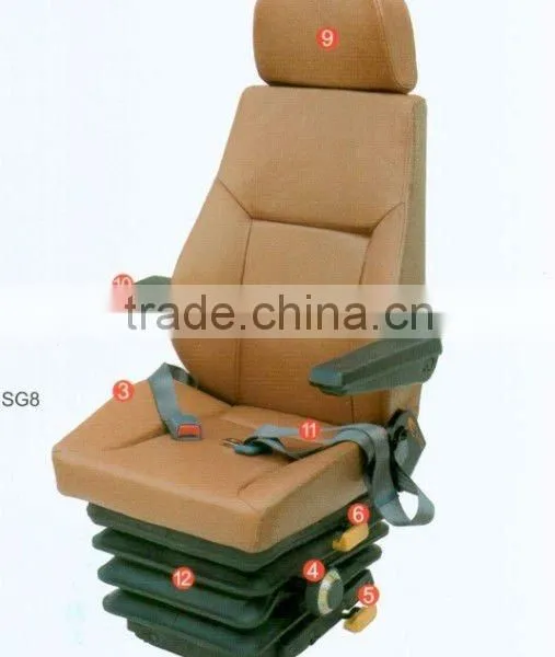 Aftermarket Chinese suspension bus driver seat for bus parts