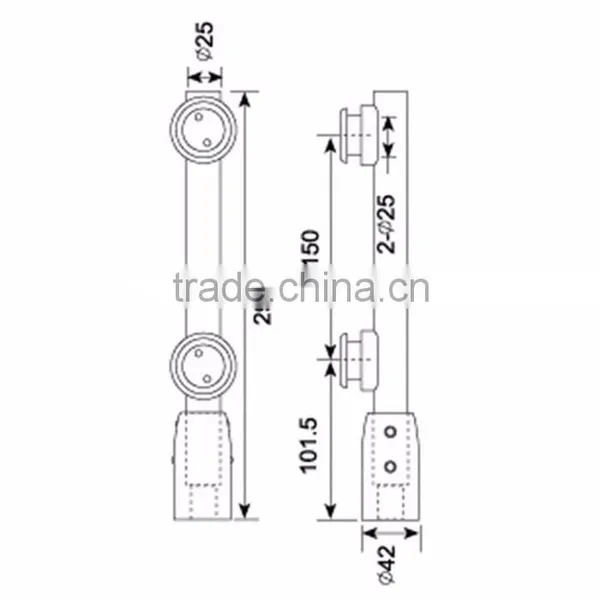 Lightweight Shelf Clips For Glass Shelves Hardware Fitting photo-3