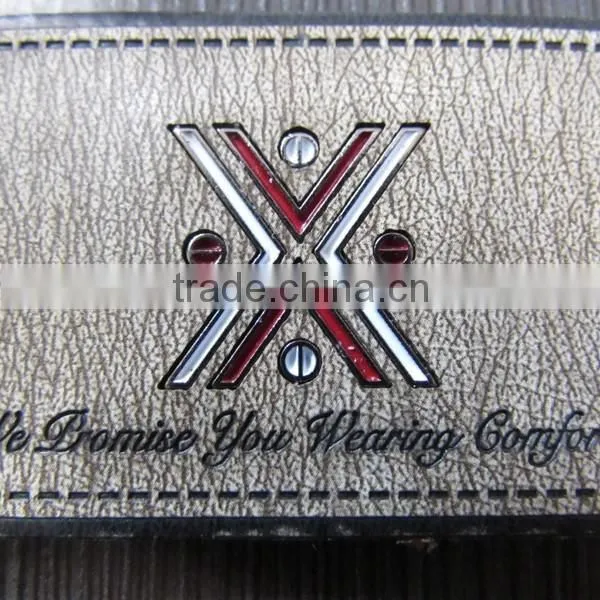 Antique Style PU Label for Jeans photo-3