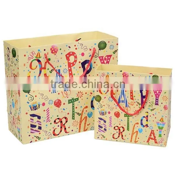 Colorful Birthday Gift Bag Paper Gift Bag photo-4