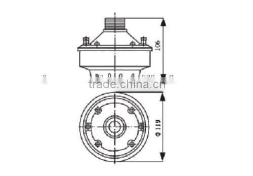 2015 Hot Sale DU-60F 60w Aluminum Horn Speaker Driver Unit photo-6