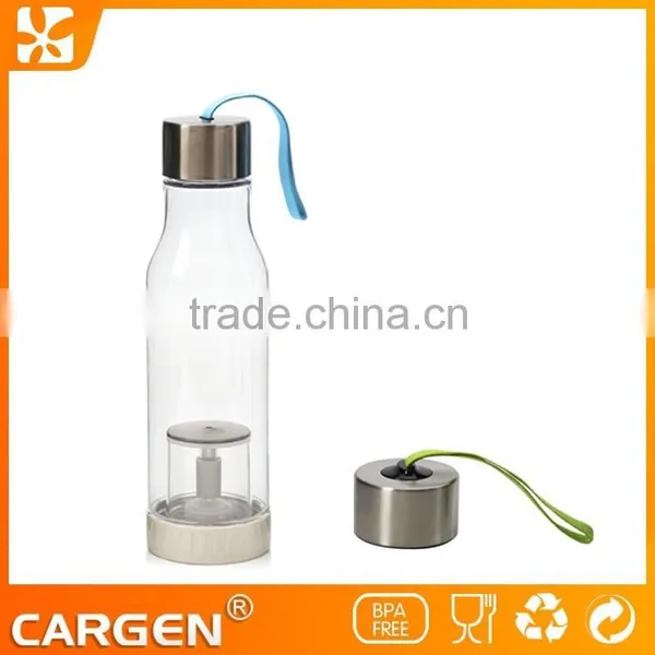 OEM Clear Plastic Sport Tea Filter Water Bottle photo-4
