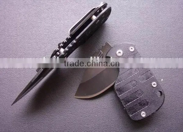 OEM G10 Material Pocket Knife 420 Steel Knife UD48102 photo-3