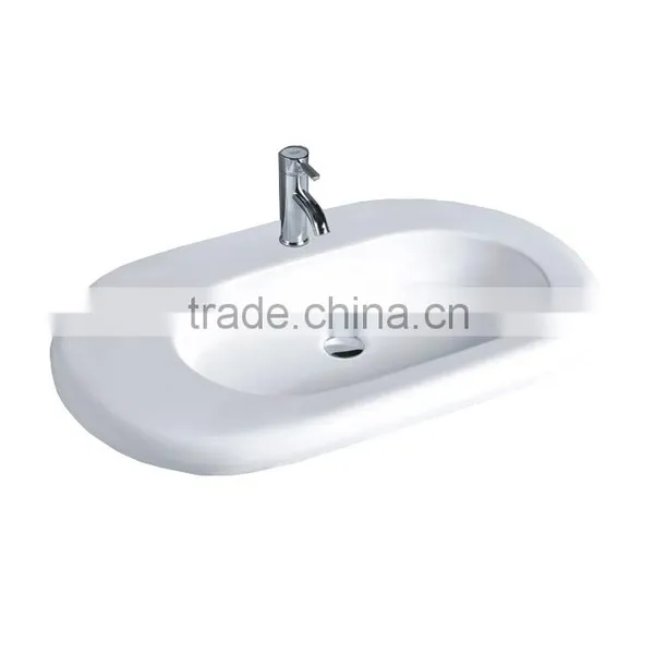 Ceramic Sanitary Ware Colored Art Bathroom Sink