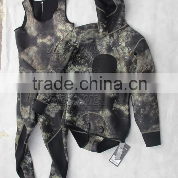 Myle Factory 5mm Warm Keeping Two Piece Spearfishing Wetsuit Long John+jacket photo-4