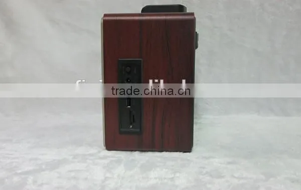 Hot Vintage Wood Portable Radio With Mp3 Player and Speaker photo-3