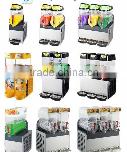 Stainless Steel Commercial Slush Machine(CE Approved) XRJ-12L*2 photo-5