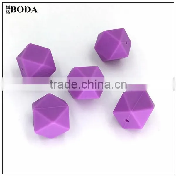Loose Silicone Beads Hexagon Bead Silicone Beads